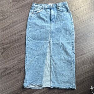 Universal Thread Light Blue Denim Skirt